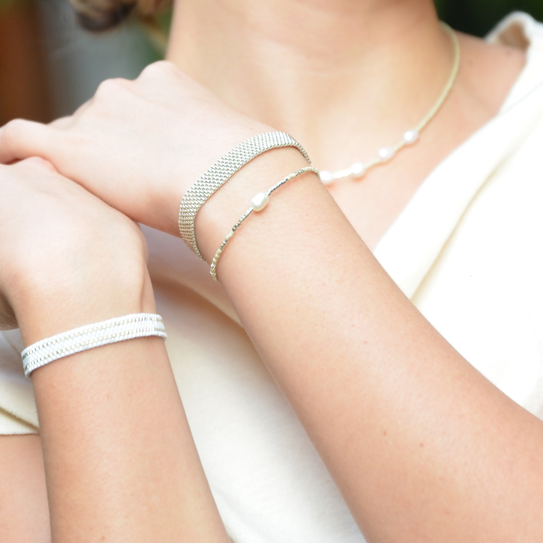 PULSERA PEARL PLATA - Image 2